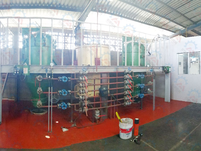 墨西哥30tpd全套精煉油設備生產線案例