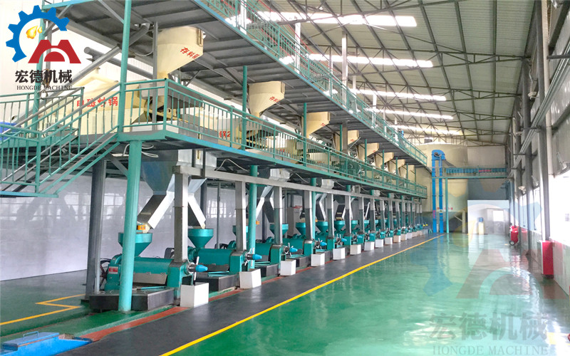 菜籽油榨油生產(chǎn)線