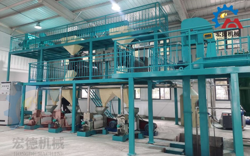 宏德茶籽榨油生產(chǎn)線