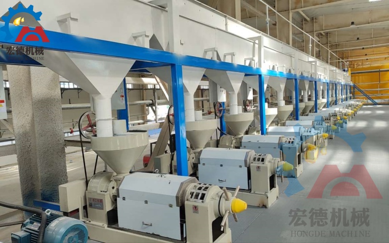 亞麻籽榨油生產(chǎn)線