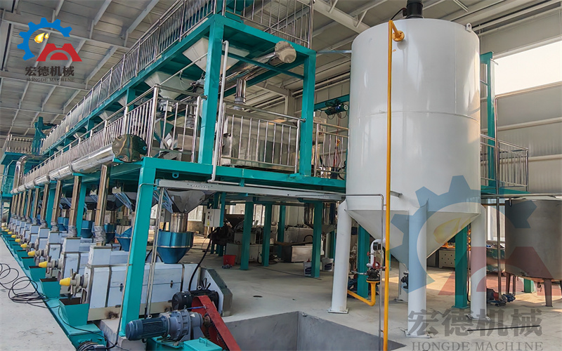 濃香花生榨油生產(chǎn)線